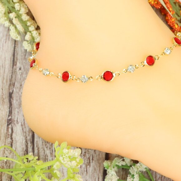 "Dainty Anklet for Women – Elegant Everyday Jewelry & Perfect Gift | MLCRC1613 - Picture 3 of 10
